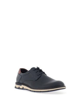 Brent Orewa Casual Laced Shoe, French Blue