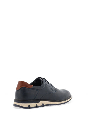 Brent Orewa Casual Laced Shoe, French Blue