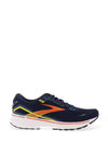 Brooks Mens Ghost 15 Running Shoes, Peacoat & Yellow