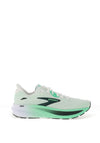 Brooks Ghost 18 Road Running Shoes, White & Green Multi