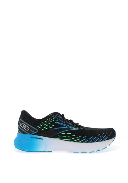 Brooks Mens Glycerin 20 Running Shoes, Black & Hawaiian  display picture 3
