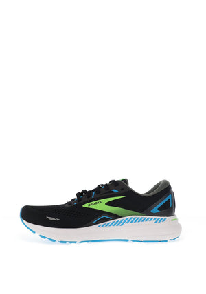 Brooks Adrenaline Mens GTS 23 Running Shoes, Black & Hawaiian Ocean
