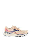 Brooks Womens Adrenaline GTS 23 Running Trainers, Apricot & Orchid