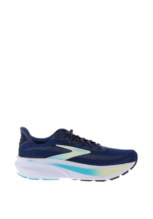 Brooks Womens Ghost 17 Wide Fit Trainers, Navy