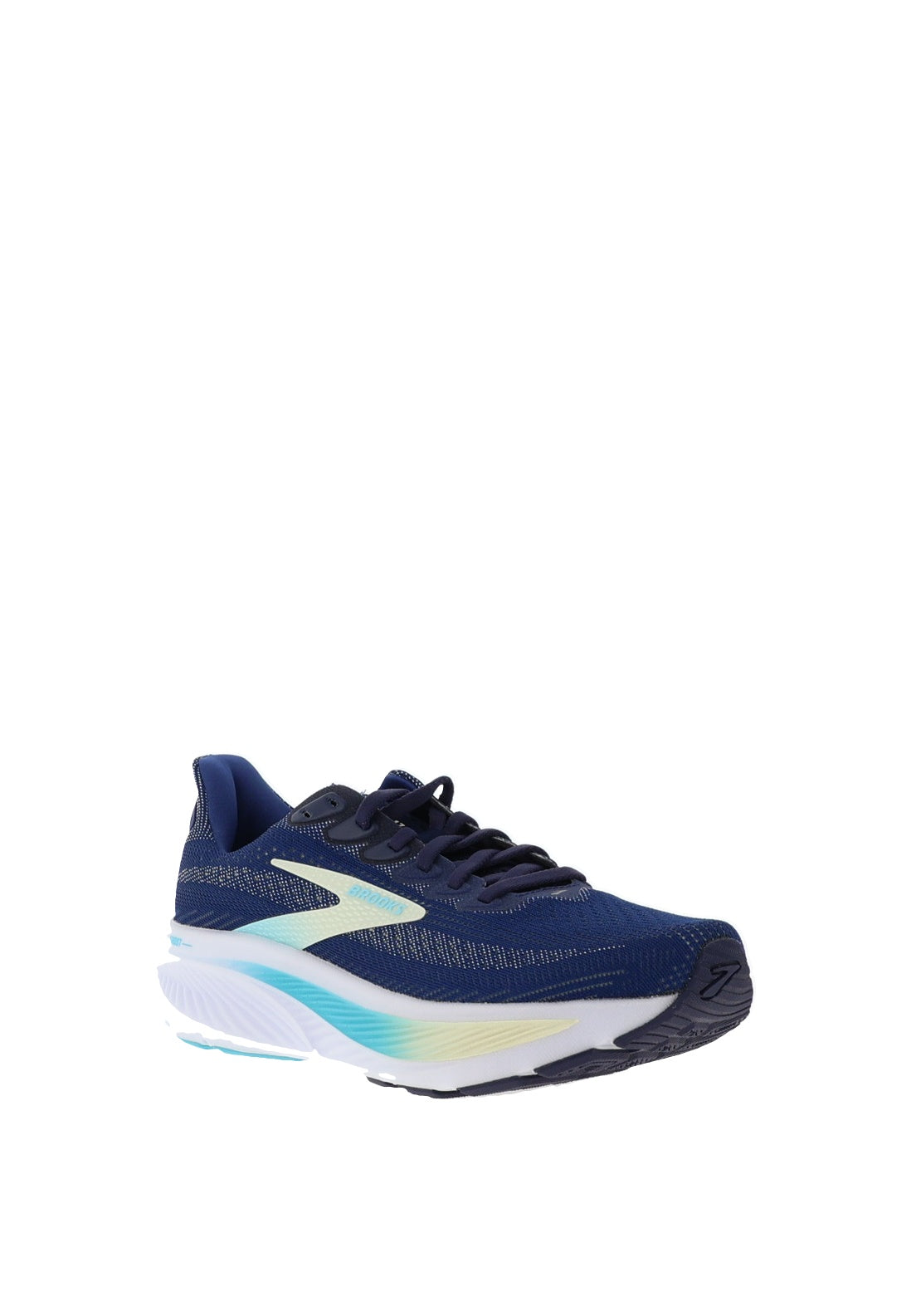 Brooks Womens Ghost 17 Wide Fit Trainers, Navy