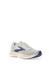Brooks Womens Adrenaline GTS 24 Wide Fit Running Trainers, Grey