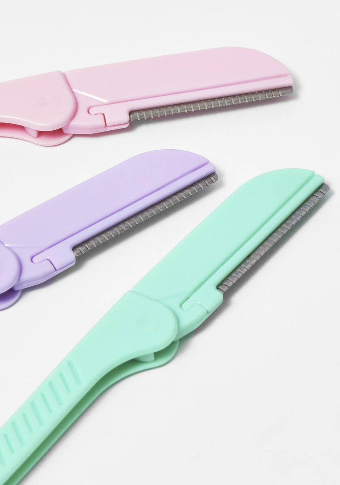 The Beauty Studio Brush Works 3 Pack Precision Eyebrow Razors