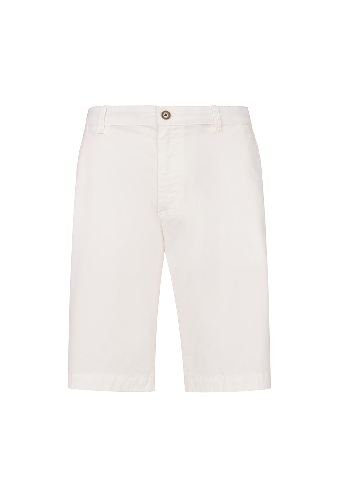Bugatti Bermuda Chino Shorts, White