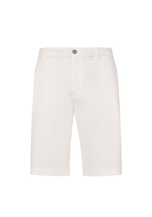 Bugatti Bermuda Chino Shorts, White