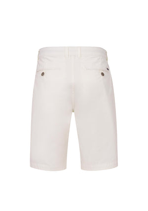 Bugatti Bermuda Chino Shorts, White