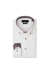 Bugatti Plain Long Sleeve Shirt, White