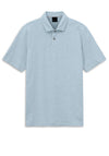 Bugatti Linen Blend Polo Shirt, Blue