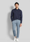 Bugatti Soft Touch Chinos, Chalk Blue
