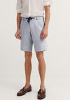 Bugatti Bermuda Stripe Shorts, Blue & White