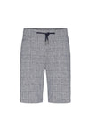 Bugatti Check Drawstring Bermuda Shorts, Dark Blue