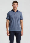 Bugatti Birdeye Knit Polo Shirt, Dark Blue