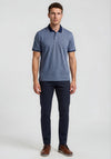 Bugatti Birdeye Knit Polo Shirt, Dark Blue