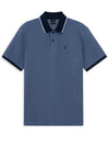 Bugatti Birdeye Knit Polo Shirt, Dark Blue