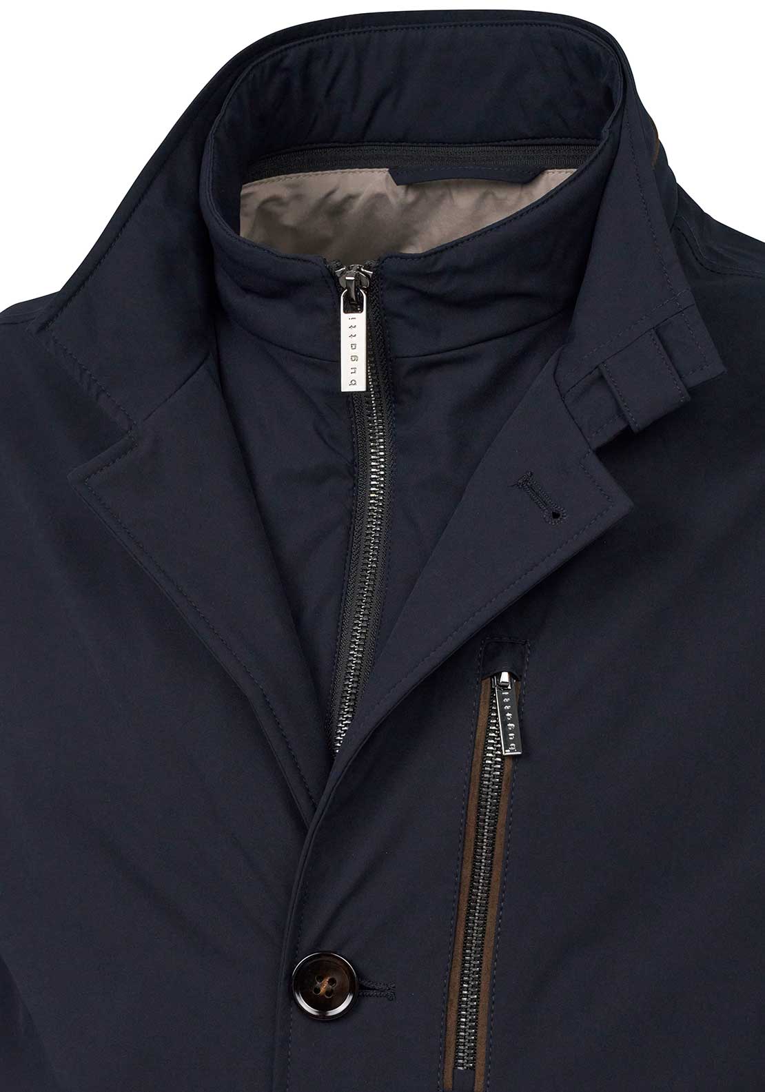 Bugatti Water Resistant Dual Layer Jacket, Navy