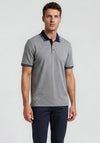 Bugatti Allover Print Polo Shirt, Blue Multi
