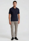 Bugatti Mercerized Cotton Polo Shirt, Navy