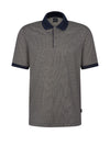 Bugatti Micro Geo Print Polo Shirt, Navy