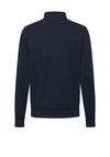 Bugatti Quarter Zip Birdeye Sweater, Navy