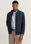 Bugatti Quilted Bomber Jacket, Navy