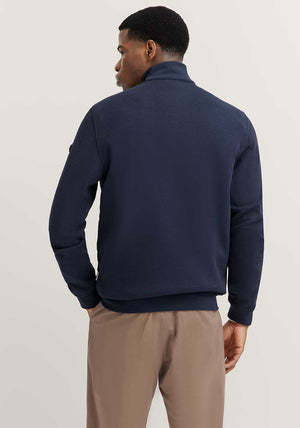 Bugatti Quilted Bomber Jacket, Navy
