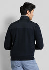 Bugatti Full Zip Sweatshirt, Navy & Blue
