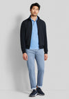 Bugatti Full Zip Sweatshirt, Navy & Blue