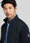 Bugatti Full Zip Sweatshirt, Navy & Blue