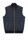Bugatti Contrast Trim Gilet, Navy