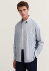 Bugatti Oxford Stripe Shirt, Blue