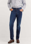 Bugatti Italian Denim Straight Leg Jeans, Blue