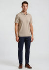 Bugatti Linen Blend Polo Shirt, Beige