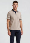 Bugatti Allover Print Polo Shirt, Beige Multi