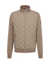 Bugatti Quilted Bomber Jacket, Taupe