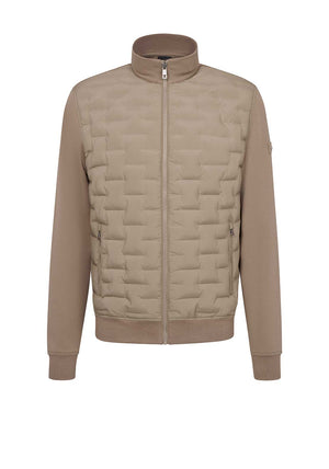 Bugatti Quilted Bomber Jacket, Taupe