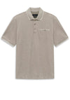 Bugatti Pocket Polo Shirt, Greige