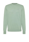 Bugatti Crew Neck Sweater, Sage Green