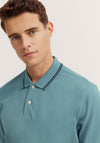 Bugatti Tipped Polo Shirt, Sea Green