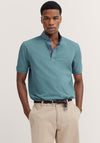 Bugatti Mandarin Collar Polo Shirt, Green