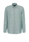 Bugatti Linen Long Sleeve Shirt, Green