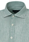 Bugatti Linen Long Sleeve Shirt, Green