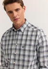 Bugatti Plaid Shirt, Olive & Black