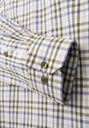 Bugatti Check Shirt, Green Multi