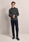 Bugatti Long Sleeve Polo Shirt, Navy