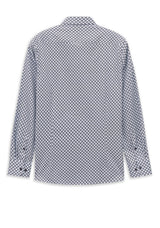 Bugatti 70’s Print Shirt, Dark Blue Multi