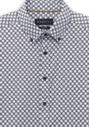 Bugatti 70’s Print Shirt, Dark Blue Multi